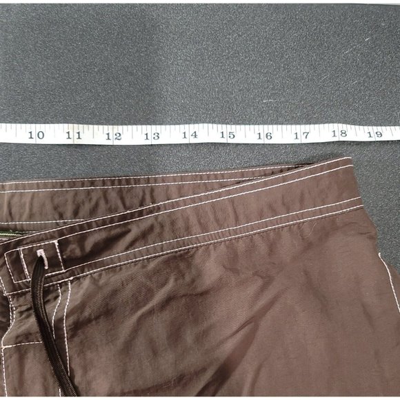 Eddie Bauer Brown Hiking Pants Womens 14, Lightweight w/Zip Pockets 100% Nylon - Picture 9 of 14